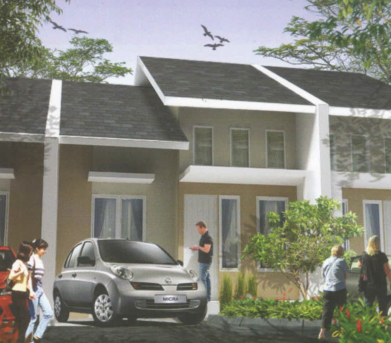 Rumah Tipe 52/90 di Tanah Baru Residence