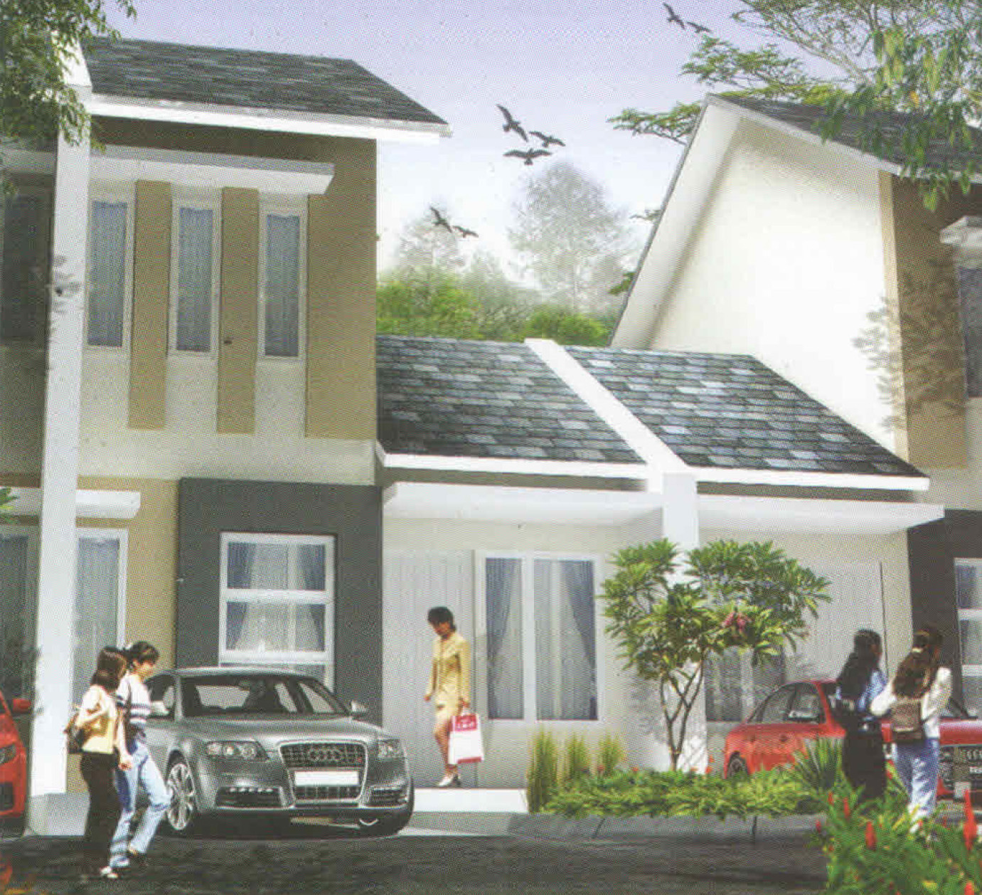 Rumah Tipe 72/96 di Tanah Baru Residence