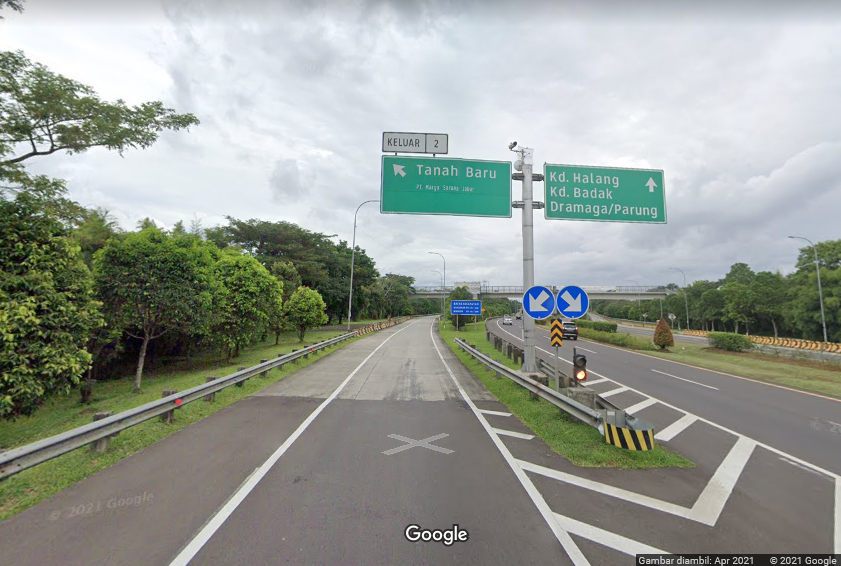 Akses Tol BORR (Bogor Outer Ring Road) dekat Tanah Baru Residence